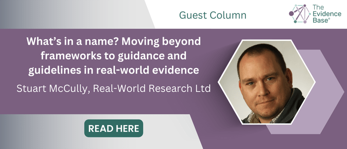 guidelines in real-world evidence