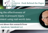 pressure injury management using real-world data